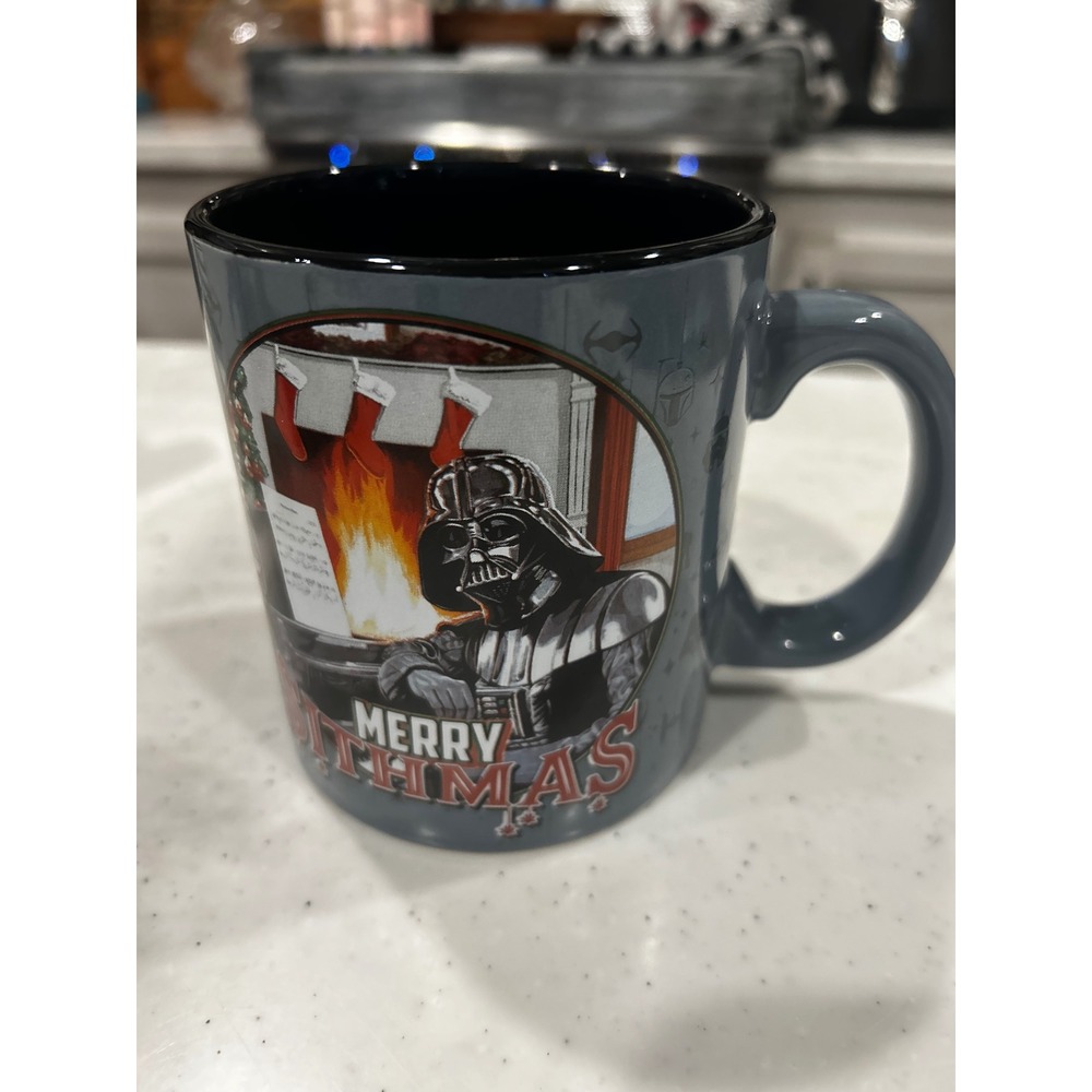 Star Wars Darth Vader Merry Sithmas Coffee Mug 20oz Silver Buffalo Holiday Xmas